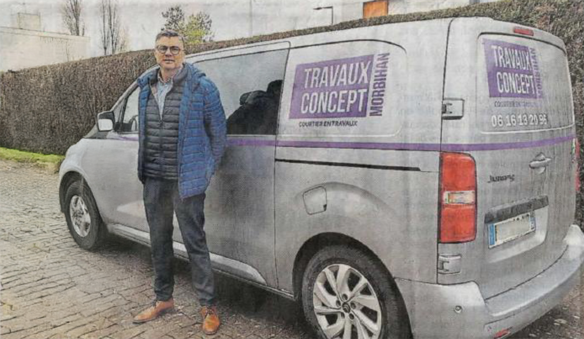Christophe, le courtier de Travaux Concept 56, qui vous accompagne dans vos travaux de rénovation